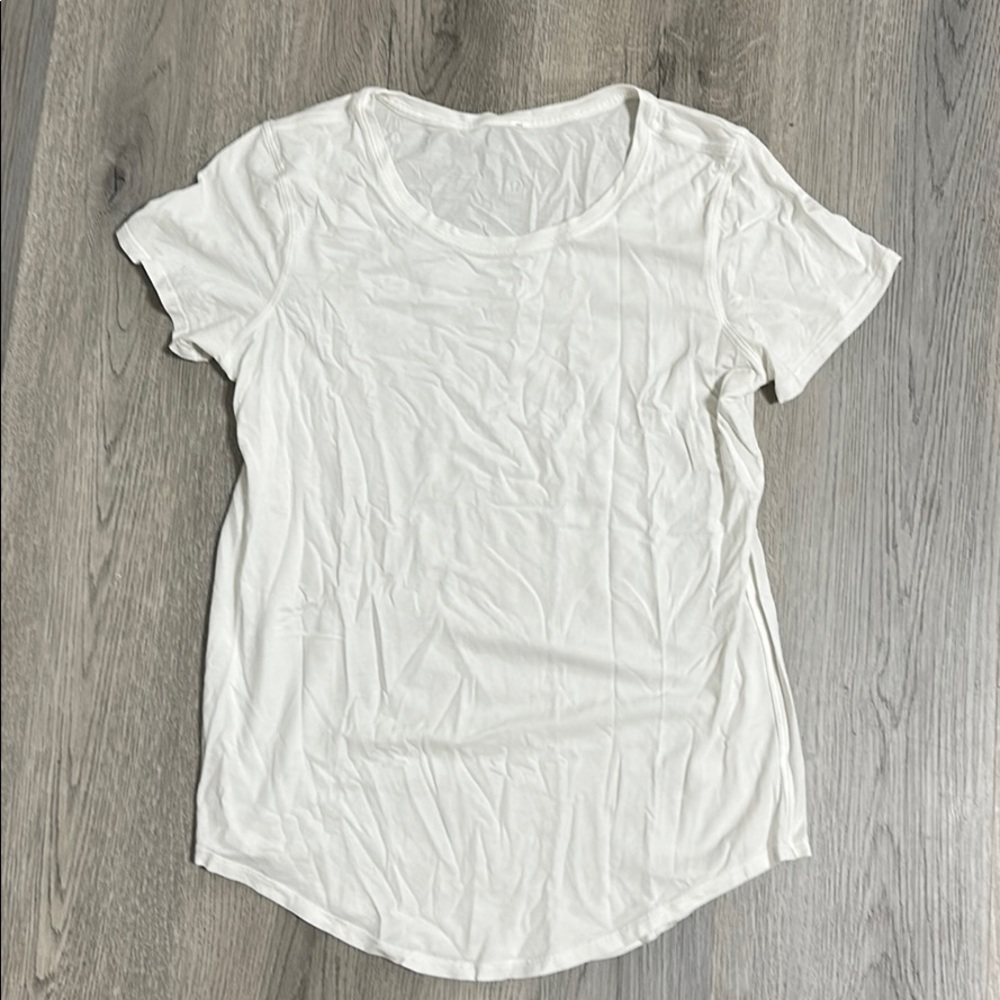 White Lululemon top
